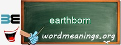 WordMeaning blackboard for earthborn